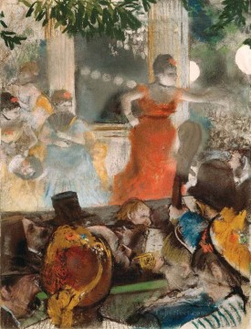  Impressionismus Kunst - Aux Ambassadeus 1877 Impressionismus Ballett Tänzerin Edgar Degas